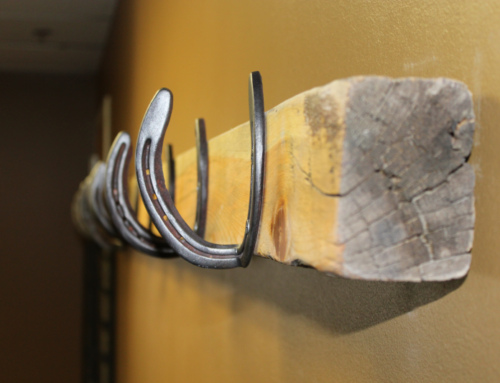 Reclaimed Wood Horseshoe Racks